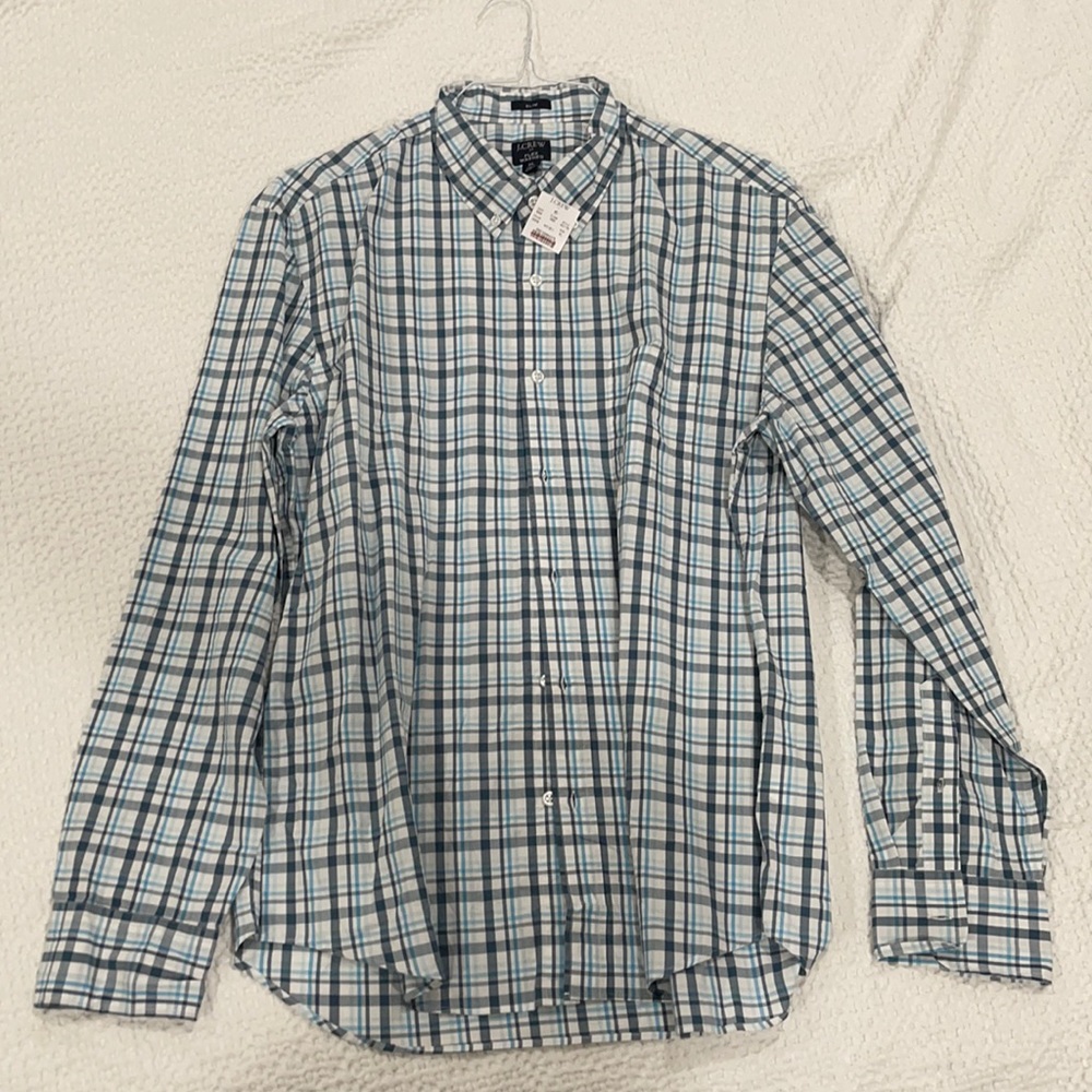 J. Crew Men’s Dress Shirt XL Slim New With Tags